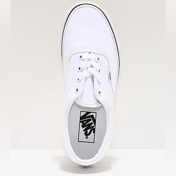 Vans Era True White Canvas Unisex Low Profile Skate Shoes Size W8/M6.5 - Picture 7 of 15